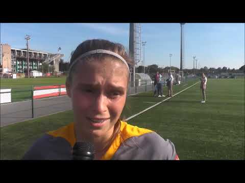 Anaëlle Wiard après Club Brugge - OH Leuven le 14.09.2019