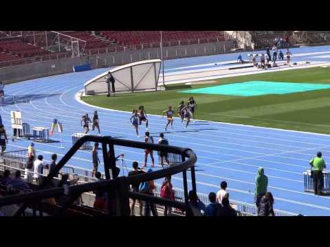 Final 100m damas adulta   Nacional juvenil adulto 2014