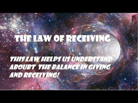 Law of Receiving #20