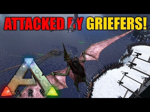 DEFENDING THE BASE FROM GRIEFERS! - Tribe Official PVP - Ark Survival Evolved