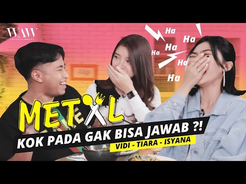 ISYANA KASIH PERTANYAAN MENJEBAK KE VIDI ALDIANO DAN TIARA ANDINI | METAL Isyana Sarasvati