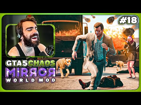 GTA 5 Chaos Mod Challenge: Mirror World & Rainbomizer Madness! Episode 18 - S07E18
