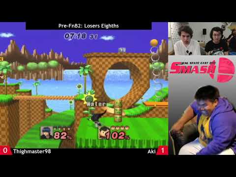 "Pre-FnB2" - Thighmaster98 (Marth) v. Aki (Ness) - Losers Eighths