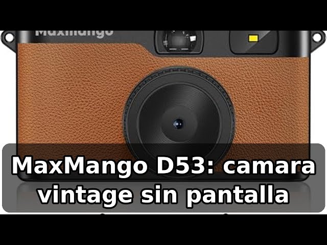 Vídeo relacionado con Maxmango D53 Cámara Digital de Estilo Retro sin Pantalla, 12 MP Filtros DIY, Cámara Digital compacta sin Pantalla con Tarjeta SD de 8 GB para 4000 Fotos (Verde)