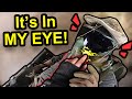 The Paintball Went THROUGH HIS MASK