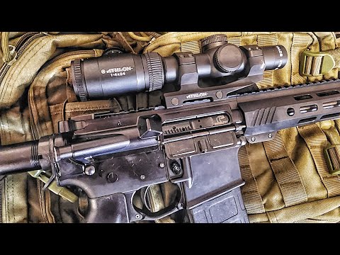 Athlon 1x4x24 LPVO Rifle Scope Unboxing & Review!