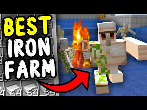 BEST IRON FARM Minecraft 1.21.5! (2000/H)