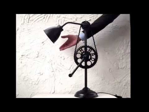 The Industrial Sprocket Wheel Lamp v2.0