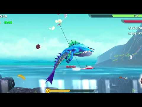 Abysshark very hungry eating everything | #hungrysharkevolution #hungryshark #hungrysharkworld