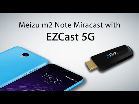 MeiZu m2 Note connect with EZCast through WiFi Miracast