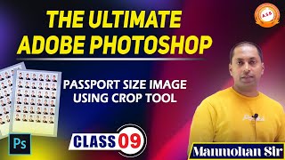 How to Make a Passport Size Photo in Photoshop Using Crop Tool (Easy & Quick!)
