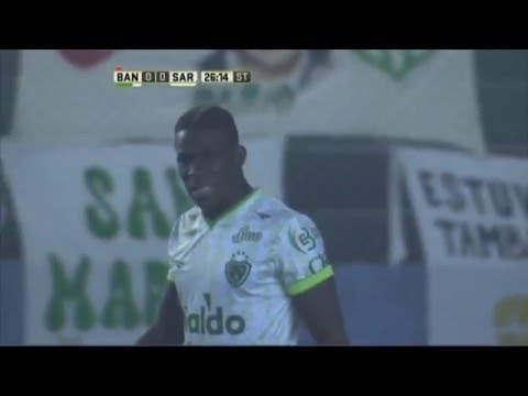 Mercado estuvo cerca. Banfield 0 - Sarmiento 0. Fecha 13. Primera División 2016.