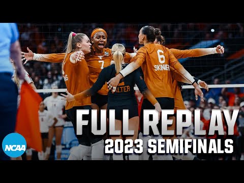 Texas vs. Wisconsin: 2023 NCAA volleyball semifinals | FULL REPLAY