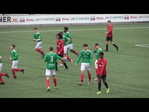 Tweede helft DOVO JO16-1 - VVIJ JO16-1