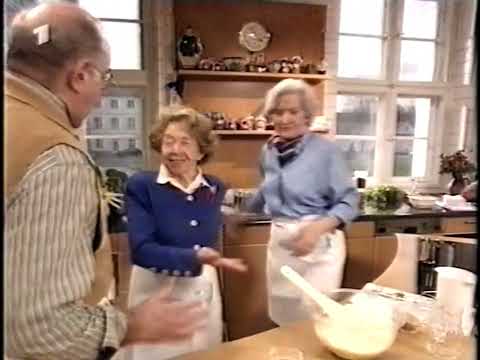 Inge Meysel and Alfred Biolek: Guests of Christiane Herzog · Cooking show 1997 Pichelsteiner stew