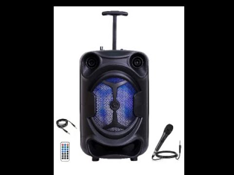 JBK-815 Portable Bluetooth Wireless High bass Trolley Speaker with Mic - Black| Jazp.com