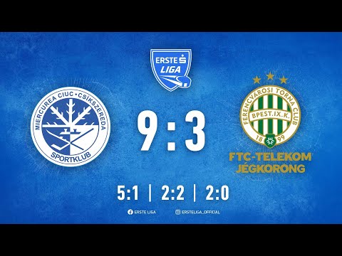 Gólösszefoglaló - EL 138 - Sport Club Csíkszereda - FTC-Telekom 9-3 20240111
