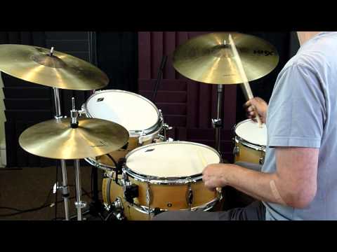 Sabian HHX 14" Legacy Hats (886 & 1180g), 18" Studio Crash (1405g) & 20" Stage Ride (2522g)