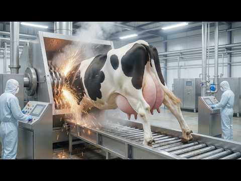 Inside the World’s Largest Dairy Cow Factory 2026 Leather Jackets & Milk Production |Mass Production