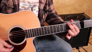 Easy Beginner Acoustic Songs on Guitar - Imagine Dragons - Demons - How to Play