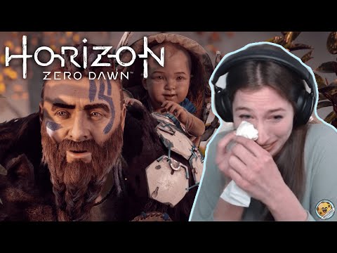 I'M ALREADY IN TEARS! (Start of Game Reaction) | Horizon Zero Dawn First Time Playthrough