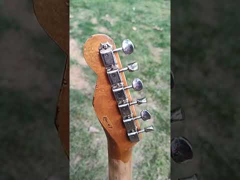 TG Guitars Custom Telecaster The Brothel Made from a Old Growth Pine door from  a 1880's Cleveland Brothel Room # 1 image 18
