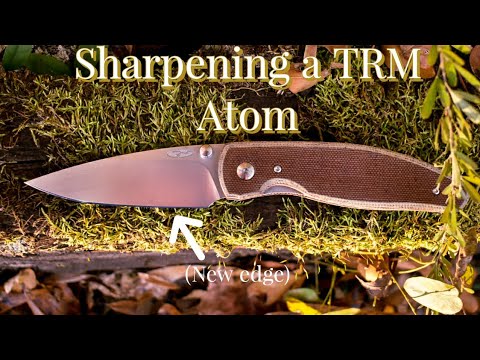 Getting a TRM Atom STUPID Sharp | Freehand Sharpening