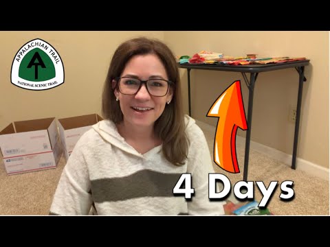 AT Thru-Hike Food Plan: Days 1–4