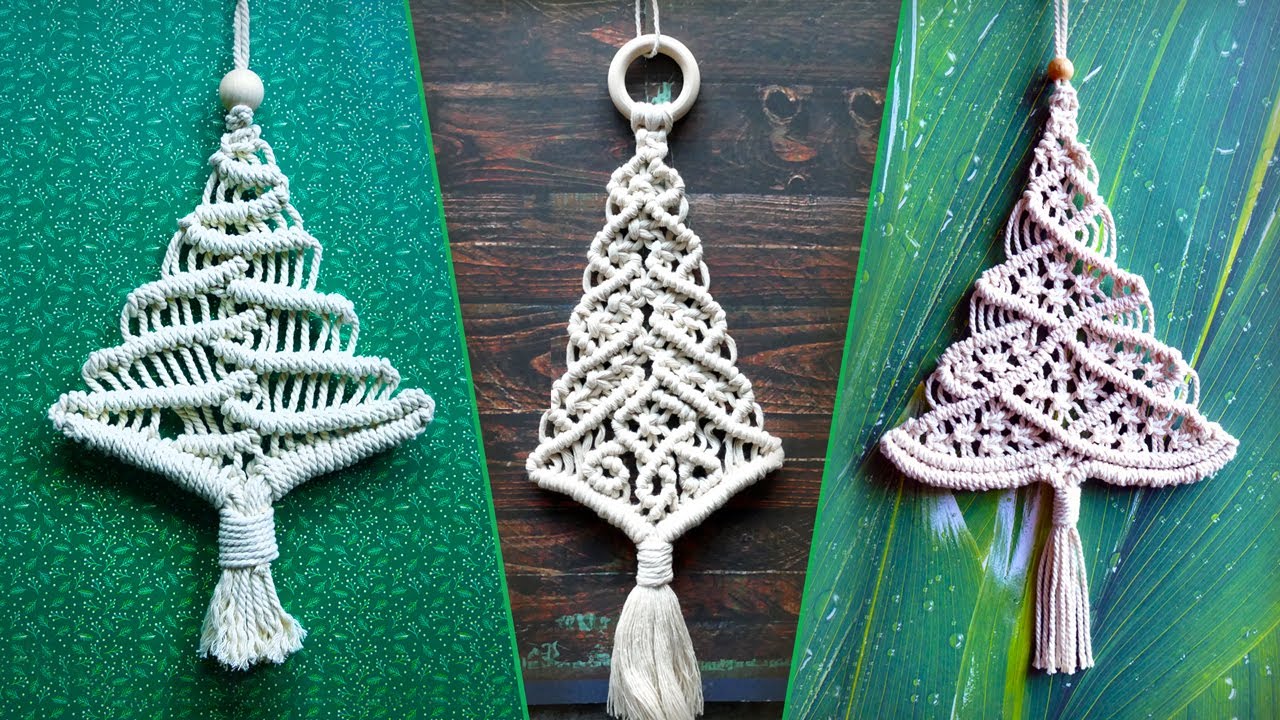 Must See Macrame Christmas Tree Patterns DIY