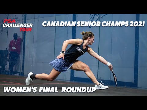 Squash: Canadian Senior Championships 2021 - Women's Final Roundup