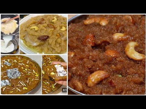 3 Different Types Of Halwa Recipes | How To Make Halwa At Home| Best Tasty Halwa Recipe