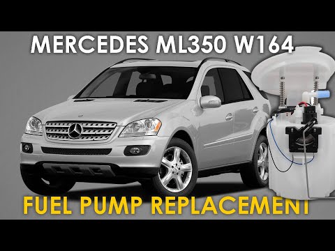 HOW TO REPLACE (REMOVE/INSTALL) FUEL PUMP FOR MERCEDES BENZ ML 350 W164 2007 M CLASS #ml350