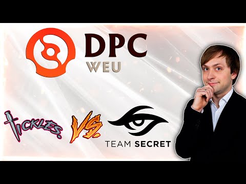 НС смотрит игру Team Tickles vs Team Secret | DPC 2021/2022 | Дивизион 1 | Западная Европа