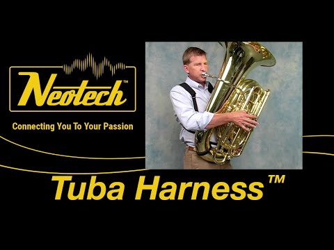 Harnais Neotech Tuba Junior Noir - Pour Tuba Et Euphonium, Longueur Réglable 45.7-55.8cm