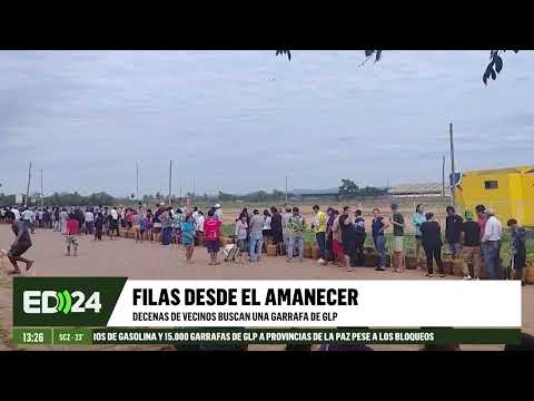 Concepción amanece con filas de vecinos en busca de una garrafa de GLP