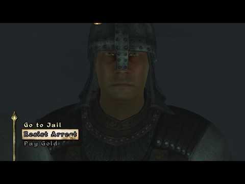 Oblivion guard comes back from the dead to arrest me in Cheydinhal!