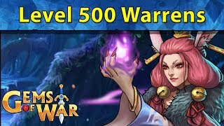 Gems of War: Level 500 Warrens Deathless and Pure Faction