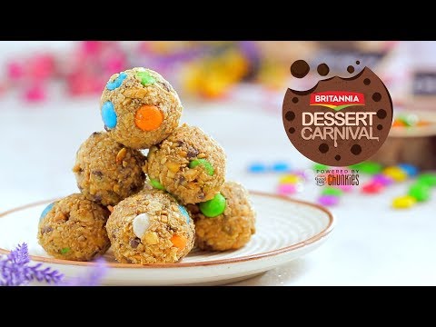 Trail Mix Energy Bites Recipe | How To Make Trail Mix Energy Bites | Britannia Dessert Carnival