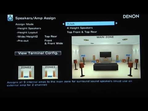 Denon AVR-X7200 Menu Demo Review