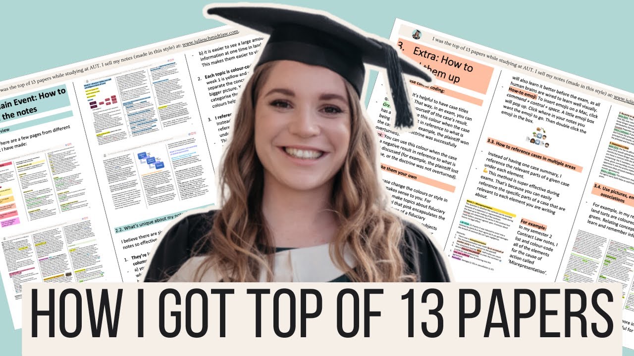 Download my FREE Law School Exam Notes Guide