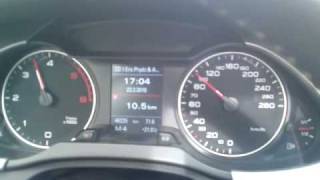 preview picture of video 'Audi A4 S-Line tiptronic (auto gear) 0-100 km/h in D mode (Djelfa's highway)'