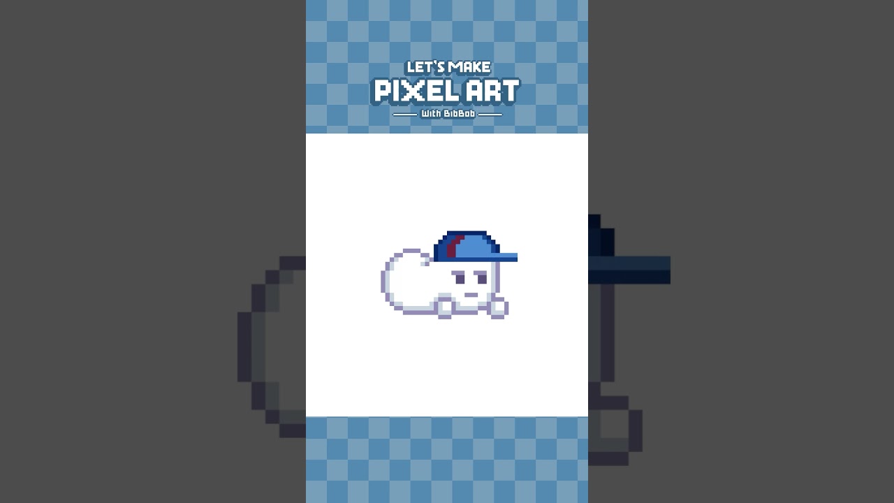 Cloud Man Animations #timelapse - #PixBob (#Pixel #Art by #BibBob)