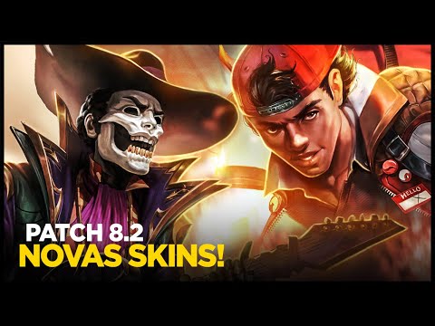SMITE PATCH 8.2 SKINS!