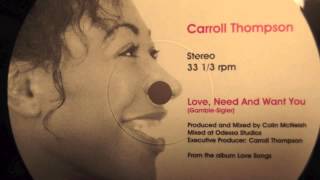 Love, need and want you