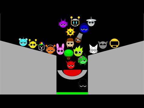 Incredibox Sprunki Marble Race in Algodoo │ Race 3.