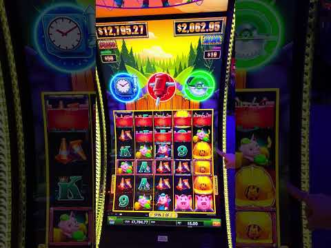 TRIPLE Pop Bonus on the NEW Huff N' Triple Puff Slot Machine! #slots #lasvegas #G2E