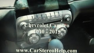 Chevrolet Camaro How to Remove Car Stereo