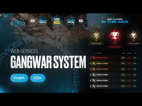 [FiveM/ESX] MOST ADVANCED Gangwar System