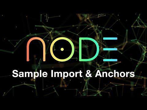 NODE - Sample Import and Using Anchors