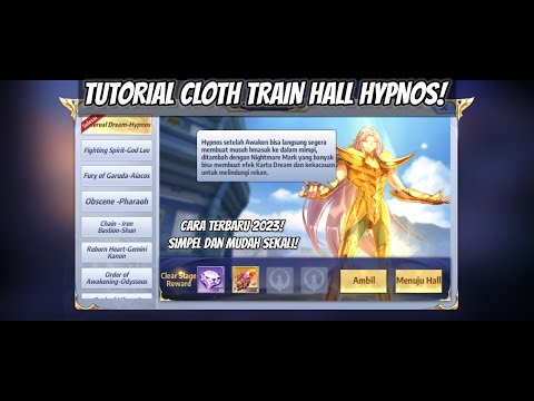 TUTORIAL CLOTH TRAIN HALL HYPNOS! - SAINT SEIYA AWAKENING INDONESIA